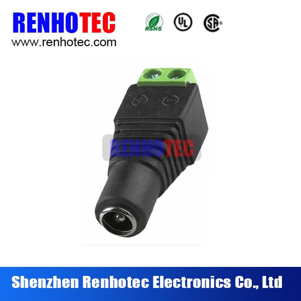 CCTV Video Camera Connector DC male and Female DC Power Jack